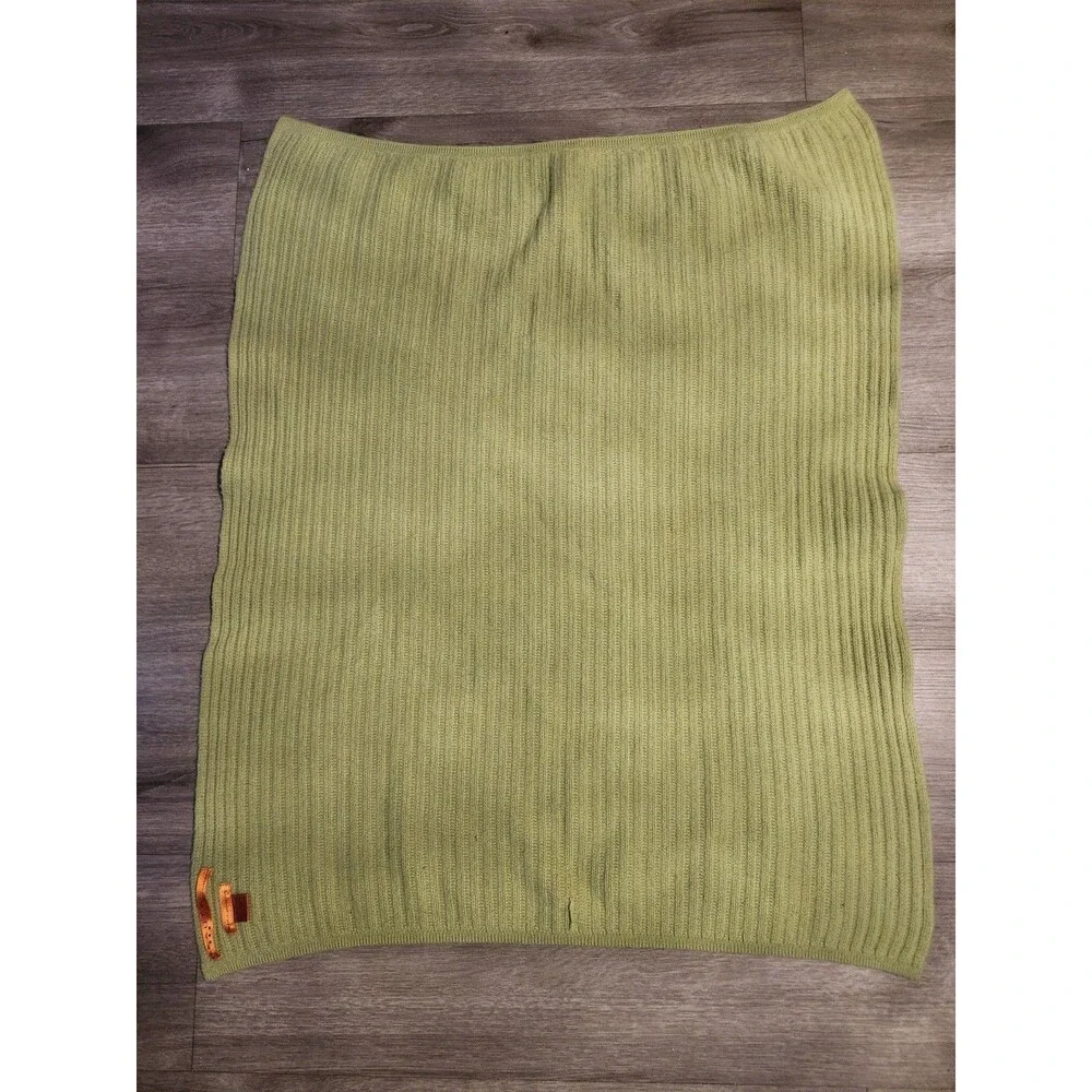Cashmere 100% by Beauty Blanket Olive Green Made In China